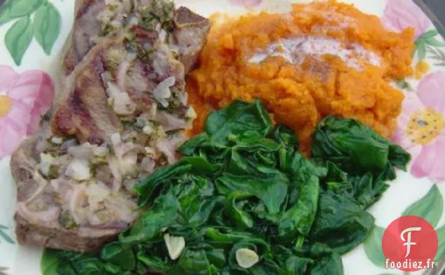 Côtelettes d'Agneau Citron Menthe