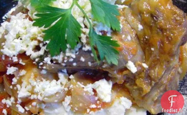 Jarrets d'agneau à l'Origan et à la Feta