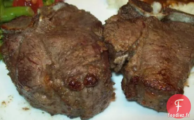 Longes d'agneau au citron vert et au Cumin