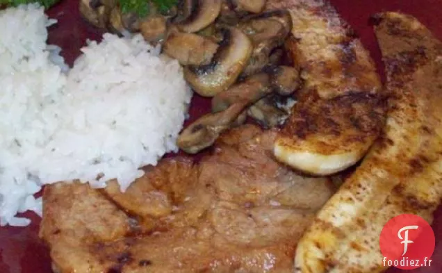 Côtelettes D'Agneau Aux Bananes Farcies