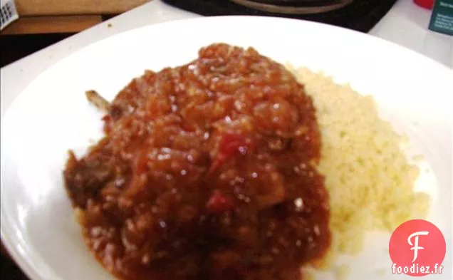 Côtelettes d'Agneau Parfumées Aux Tomates et à la Cannelle