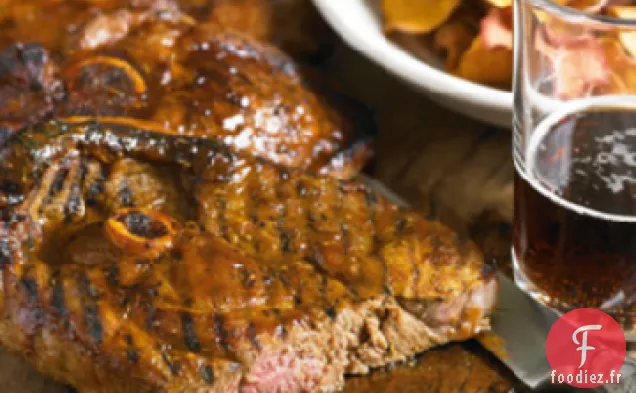 Steaks d'Agneau BBQ Saumurés à la Guinness