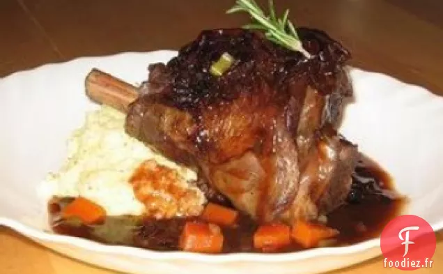 Jarrets D'Agneau Rôtis Lentement