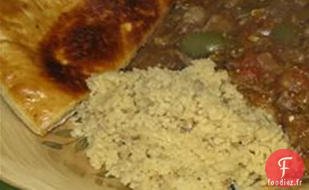 Ragoût d'Aubergines et d'Agneau