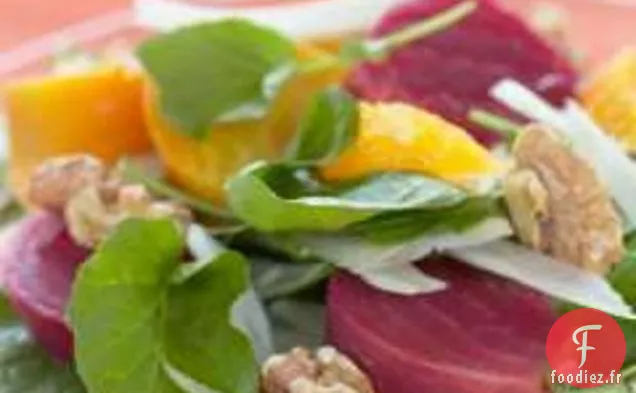Salade de Betteraves Rôties et de Noix Acidulées