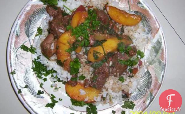 Agneau Aux Pêches
