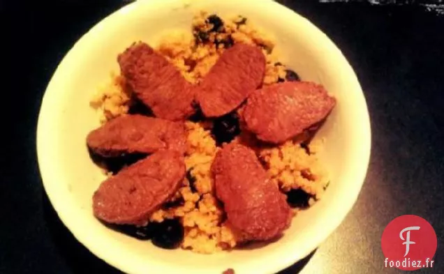 Salade de Quinoa Aux Mûres et Agneau