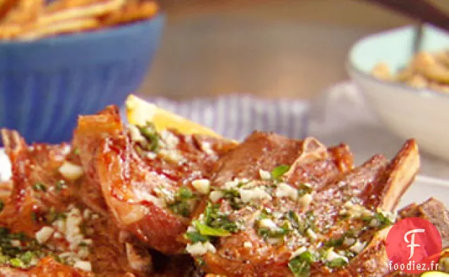 Côtelettes d'Agneau Baignées d'Herbes Grecques