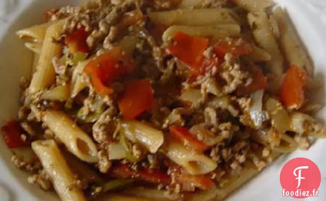 Macaronis Hachés Au Curry