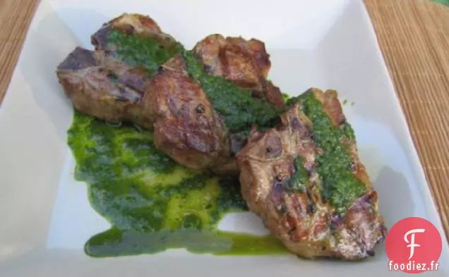 Côtelettes D'Agneau À La Coriandre - Chimichurri À La Menthe