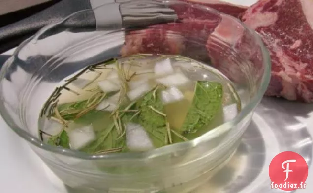 Sauce à Badigeonner Spéciale pour Agneau Grillé