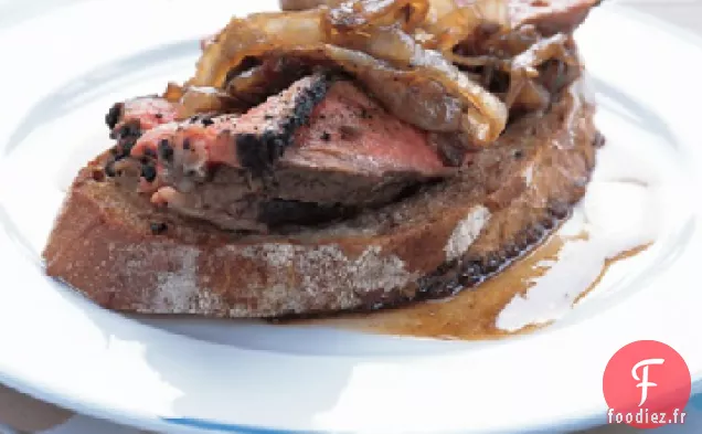 Sandwichs à l'Agneau à Visage Ouvert