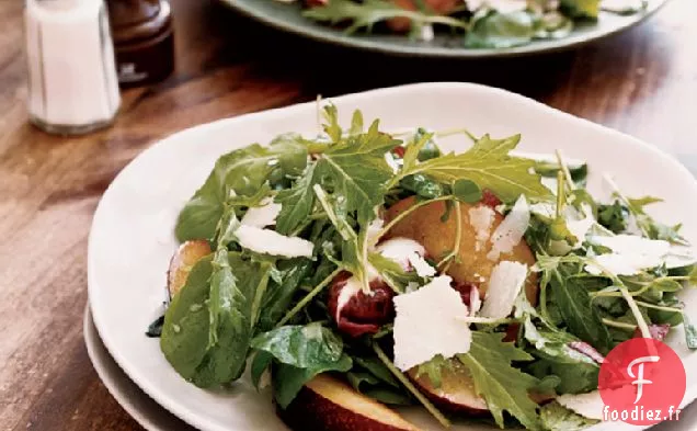 Salade Hachée aux Betteraves, Haricots, Fromage de Chèvre et Noisettes