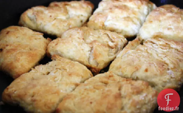 Biscuits à la Poêle avec de la Graisse d'Agneau