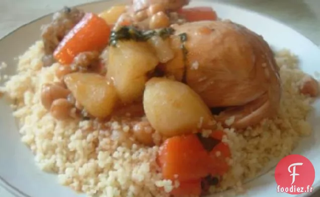 Tajine à la Mijoteuse Marocaine