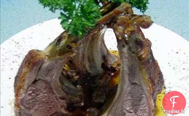 Escalopes D'Agneau Avec Patate Douce Au Fromage