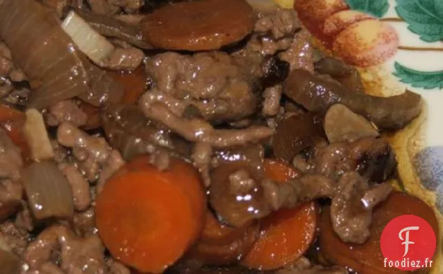 Délicieuse Cocotte d'Agneau, Romarin et Vin Rouge