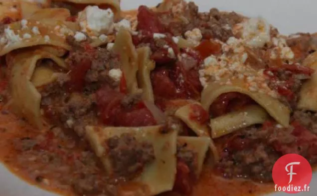 Poêle Pastitsio - Cuisine d'essai de l'Amérique