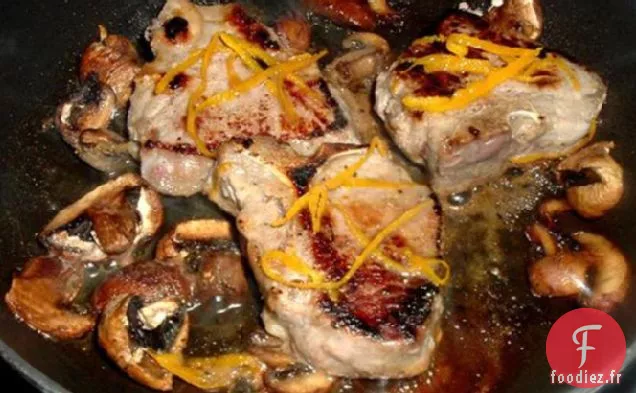 Côtelettes d'Agneau à l'Orange