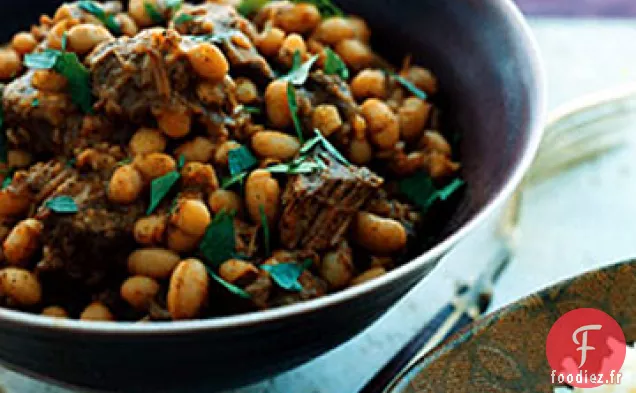 Ragoût d'Agneau Libanais et de Haricots