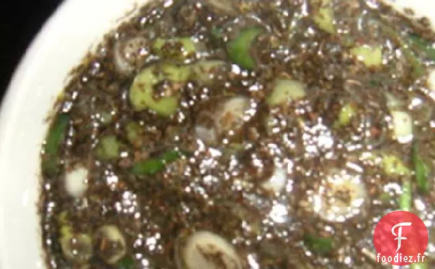 Carré d'Agneau Sauce Piment-Menthe