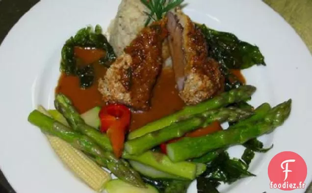 Agneau Rôti Incrusté de Grains de Poivre