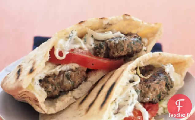 Mini Hamburgers à l'Agneau Grec