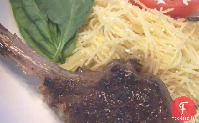 Côtelettes D'Agneau Sauce Basilic Citron