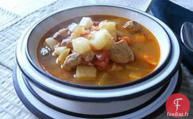 Soupe au Goulasch - Porc ou Agneau (Júhus Vagy Diszno Gulyas)