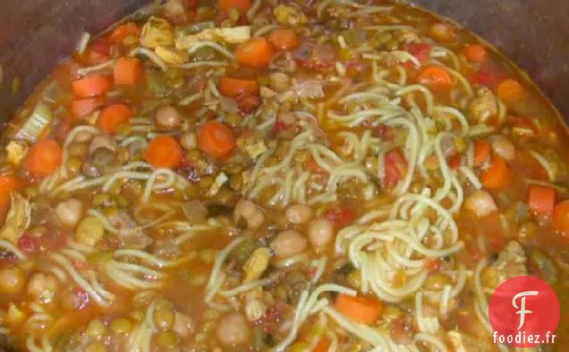 Harira (Soupe Marocaine aux Lentilles)