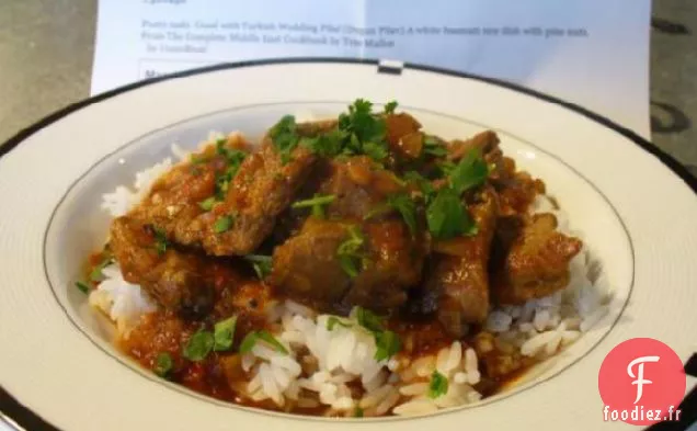 Agneau Braisé turc (Tas Kebap)