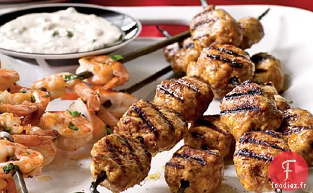 Kebabs de Vendeurs Ambulants Persans