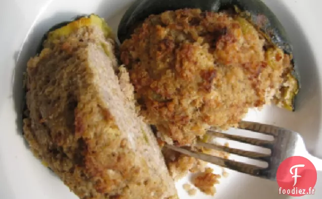 Courge de Gland Farcie à l'Agneau et au Boulgour