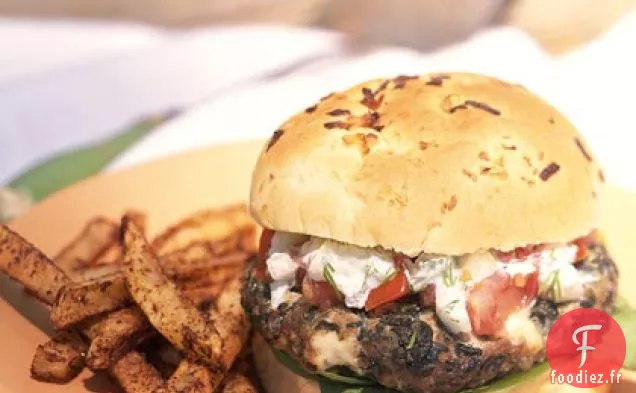 Hamburgers à la Feta Grecque