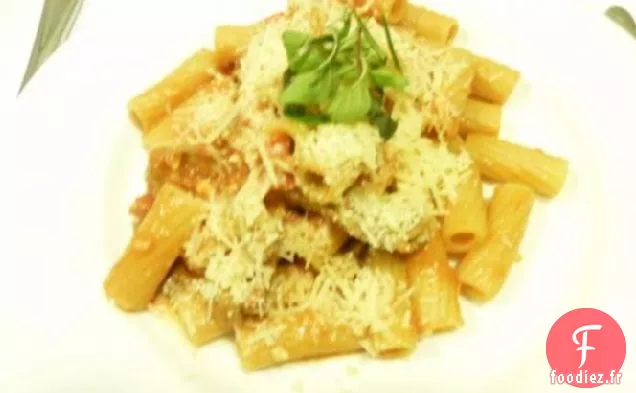 Agneau au Romarin sur Pâtes