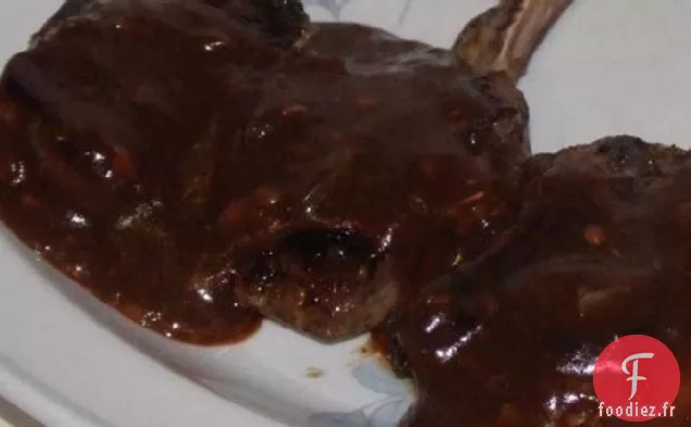 Sauce pour Escalopes d'Agneau BBQ