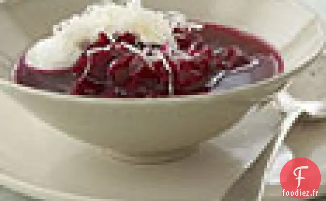 Soupe de Betteraves à la Crème de Raifort