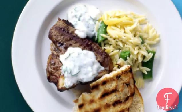 Côtelettes d'Agneau à la Sauce au Yogourt