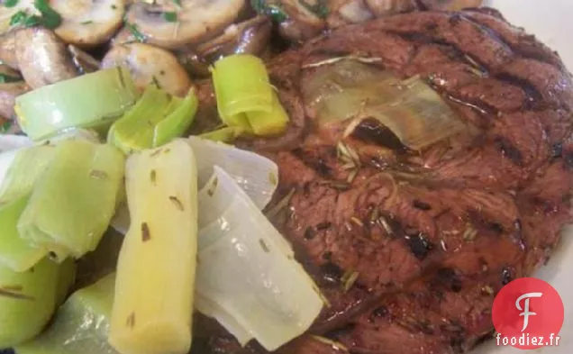 Agneau à l'Orange et aux Poireaux