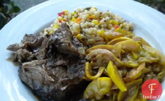 Zinfandel - Gigot d'Agneau Braisé (Mijoteuse)