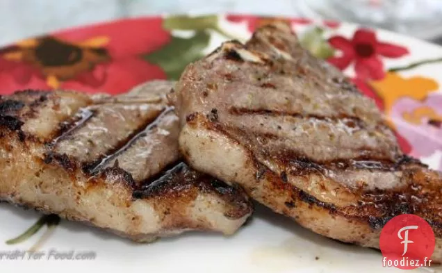 Côtelettes d'Agneau à la Sauce aux Abricots et aux Herbes