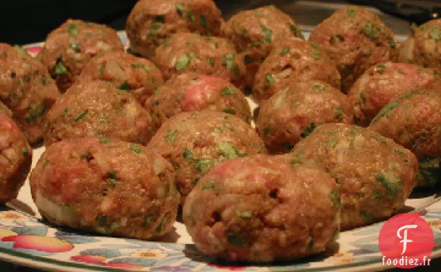 Boulettes d'Agneau Aromatiques