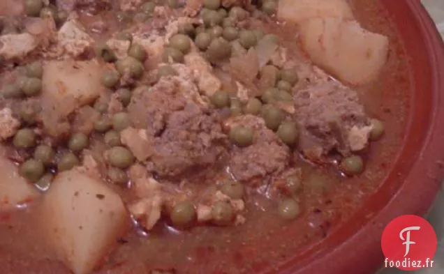 Tajine Kefta (Boulettes de Viande Épicées Marocaines avec Œufs à la Sauce Tomate)