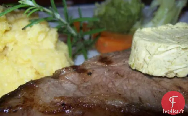 Côtelettes De Longe D'Agneau (Pour le Gril) Au Beurre Café De Paris