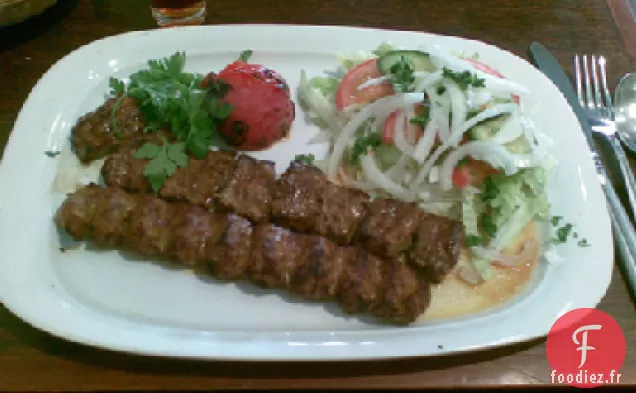 Brochettes d'Agneau Glacées Au Miel