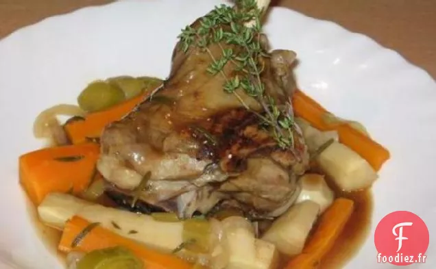 Gigot à La Cuillère - Agneau Cuit Lentement