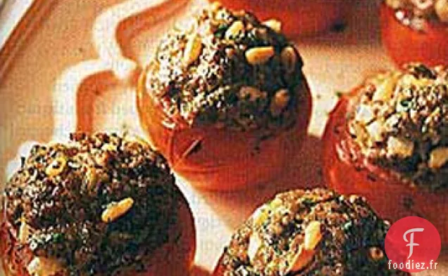 Tomates Farcies À l'Agneau, Style Moyen-Oriental