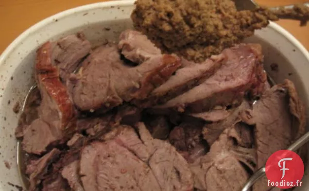 Gigot d'Agneau Rôti Philippin à la Sarsa
