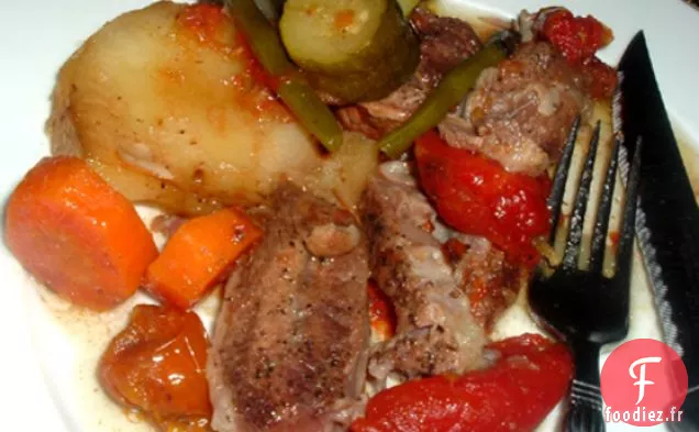 Ragoût d'Agneau Persan à la Mijoteuse