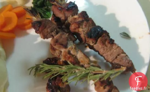 Brochettes d'Agneau Épicées